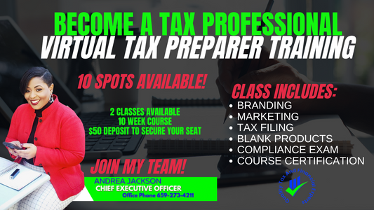 Tax Preparation Deposit Only